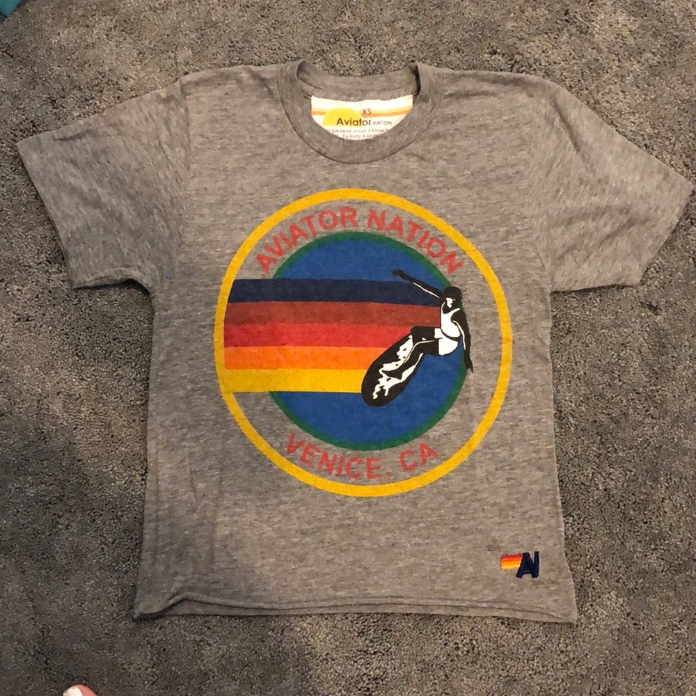 Logo aviator nation shirt